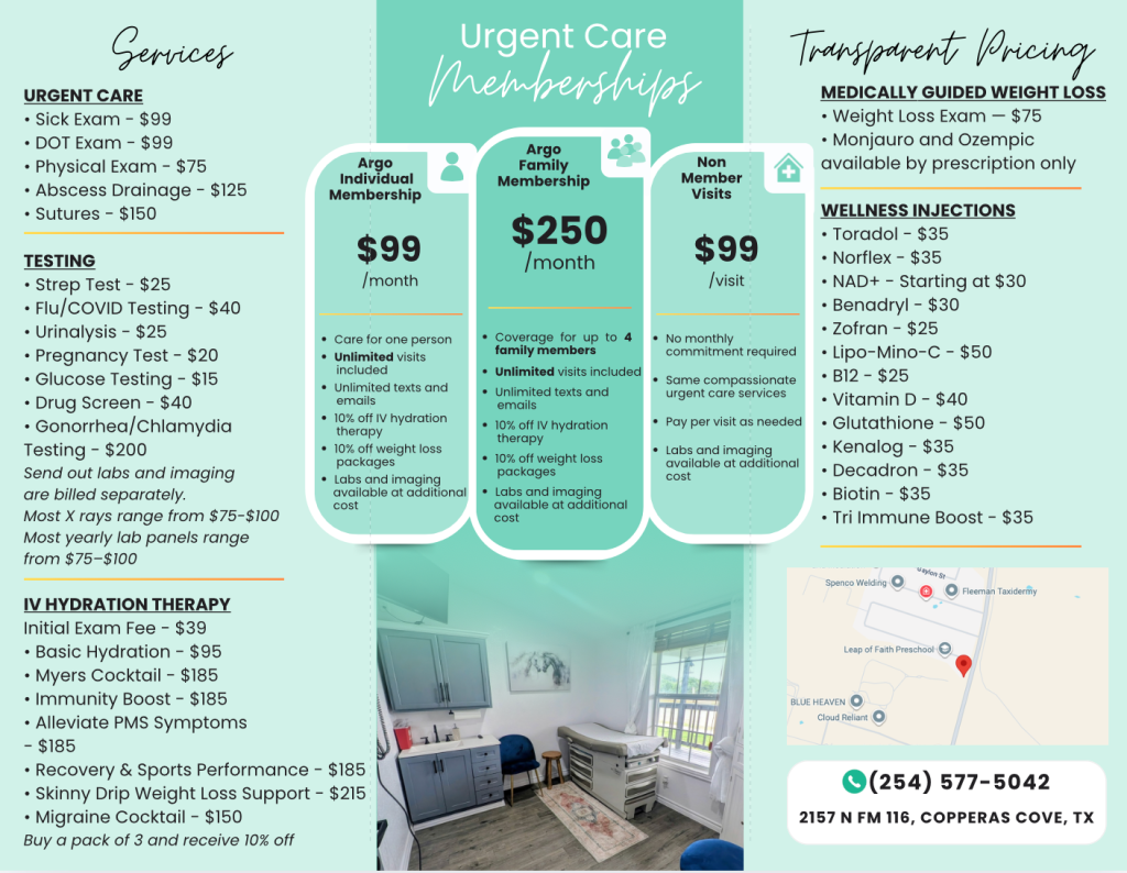 Argo Pricing Pamphlet